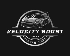 Acceleration - Mechanic Vehicle Car logo design