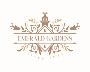 Luxury Floral Garden logo design