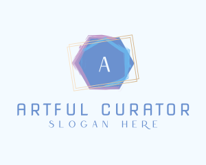 Watercolor Art Frame logo design