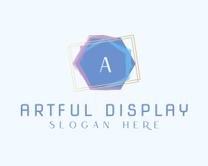 Watercolor Art Frame logo design