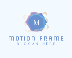 Watercolor Art Frame logo design