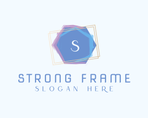 Watercolor Art Frame logo design