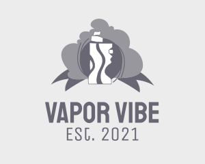 Grey Vape Mod  logo design