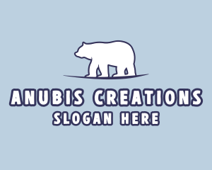 Polar Bear Wildlife logo design