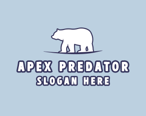 Predator - Polar Bear Wildlife logo design