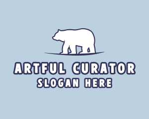 Polar Bear Wildlife logo design