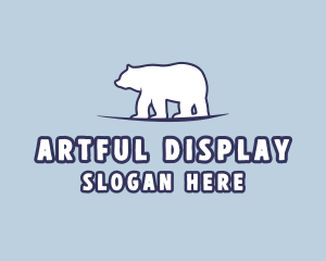 Polar Bear Wildlife logo design