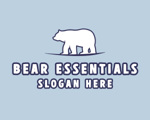 Bear - Polar Bear Wildlife logo design