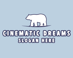 Polar Bear Wildlife logo design