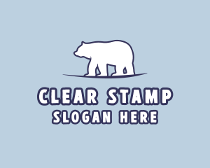 Polar Bear Wildlife logo design