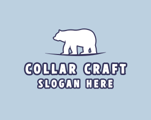 Polar Bear Wildlife logo design