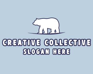 Polar Bear Wildlife logo design