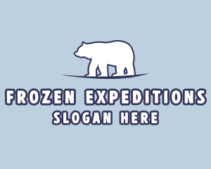 Polar Bear Wildlife logo design