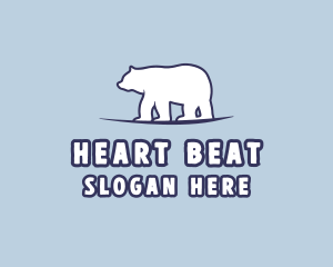 Polar Bear Wildlife logo design