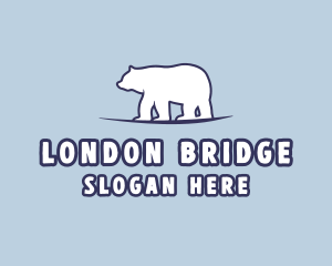 Polar Bear Wildlife logo design