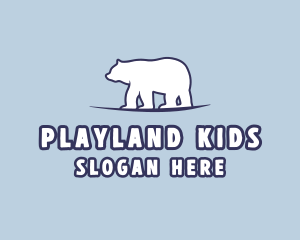 Polar Bear Wildlife logo design