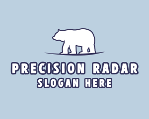 Polar Bear Wildlife logo design