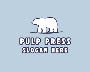 Polar Bear Wildlife logo design