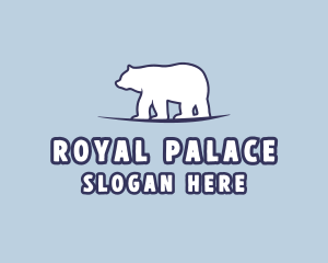 Polar Bear Wildlife logo design