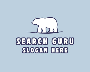 Polar Bear Wildlife logo design