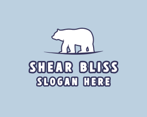 Polar Bear Wildlife logo design