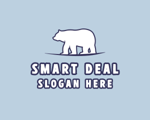 Polar Bear Wildlife logo design