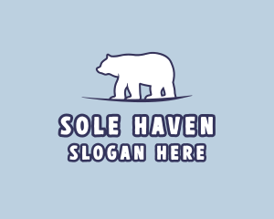 Polar Bear Wildlife logo design