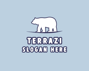 Polar Bear Wildlife logo design