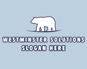 Polar Bear Wildlife logo design