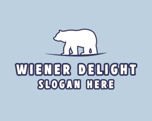 Polar Bear Wildlife logo design