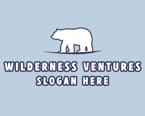 Alaska - Polar Bear Wildlife logo design