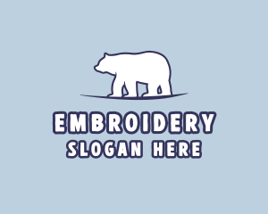 Polar Bear Wildlife logo design