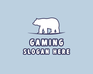 Alaska - Polar Bear Wildlife logo design