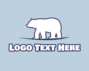 Cold - Antarctica Polar Bear logo design