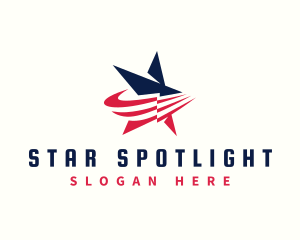 Patriotic Government Star logo design