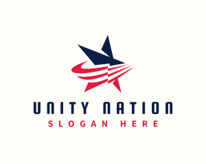 Nation - Patriotic Government Star logo design