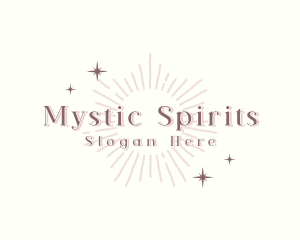 Mystic Sun Sparkle logo design