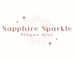Mystic Sun Sparkle logo design