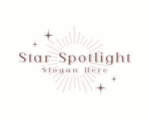 Mystic Sun Sparkle logo design