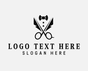 Metal Razor - Barber Grooming Hairdresser logo design