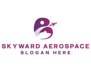 Aerospace - Space Rocket Astronomy logo design