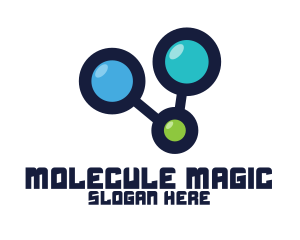 Molecule - Colorful Modern Molecule logo design