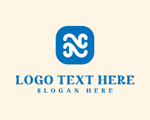 App - Generic App Letter N logo design