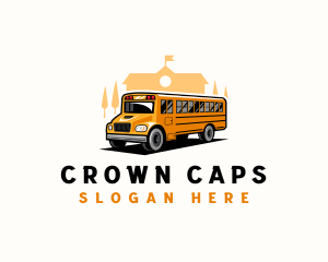 School Bus Shuttle Logo