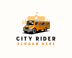 Bus - School Bus Shuttle logo design