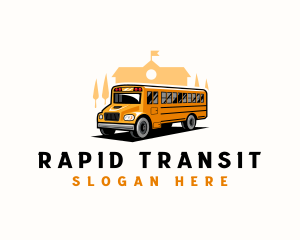 Bus - School Bus Shuttle logo design