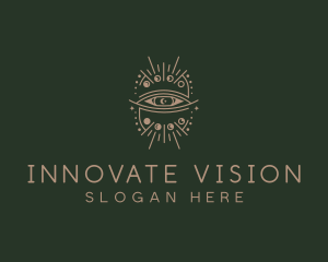 Eye Boho Astrology logo design