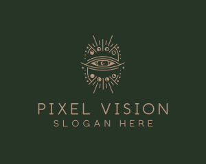 Eye Boho Astrology logo design