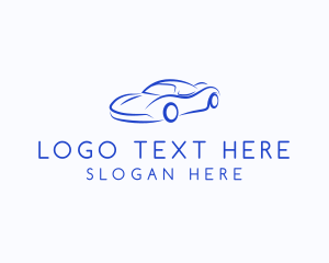 Vulcanizing - Sports Car Rental logo design