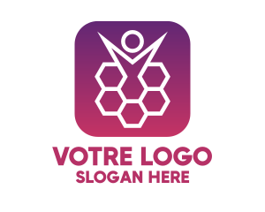 Purple - Purple Human Hive logo design